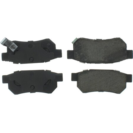 Centric Premium Semi-Metallic Brake Pads with Shims and Hardware, Parts 300.03740 300.0374